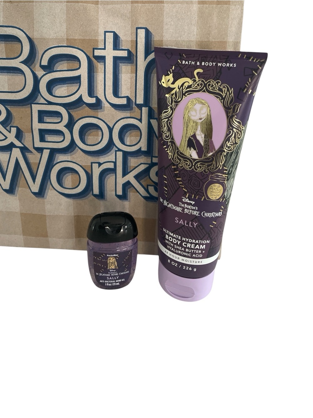 BBWx THE NIGHTMARE BEFORE CHRISTMAS SALLY BODY CREAM & HAND SANITIZER SET